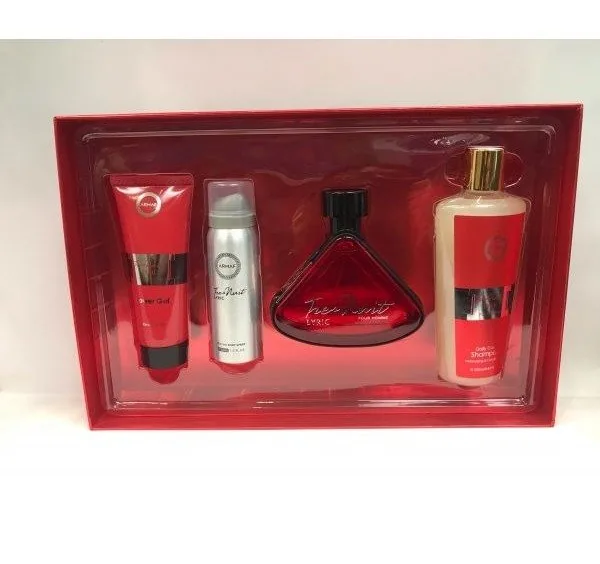SET C ARMAF TRES NUIT LYRIC 100ML. EDP+GEL+DESODORANTE+SHAMPOO