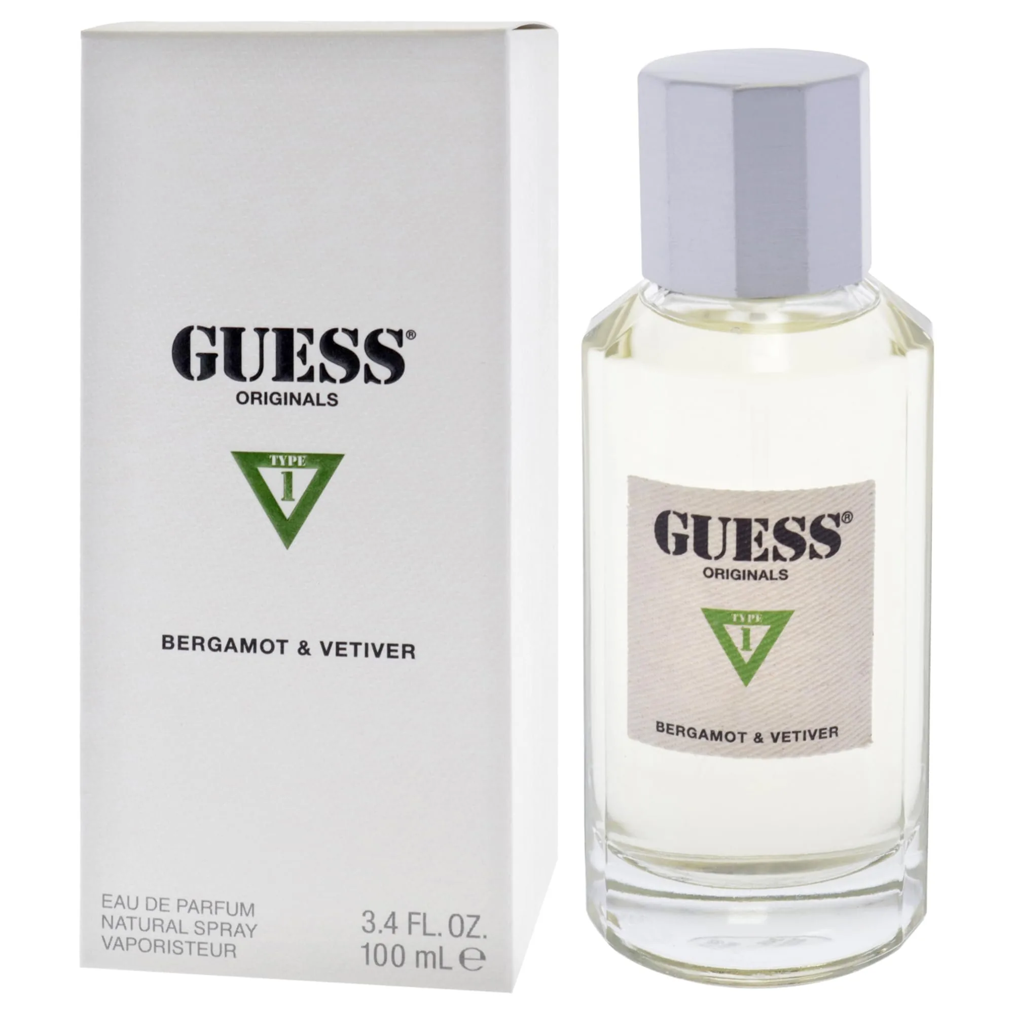 U GUESS TYPE 1 BERGAMOT & VETIVER 100ML. EDP