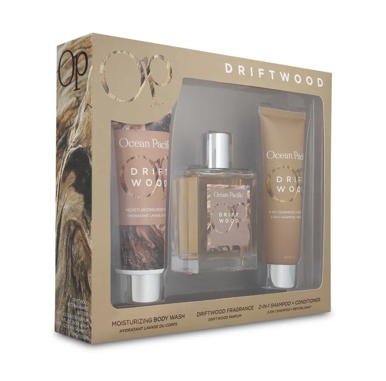 SET C OCEAN P. DRIFT WOOD 100ML. EDP+GEL+SHAMPOO