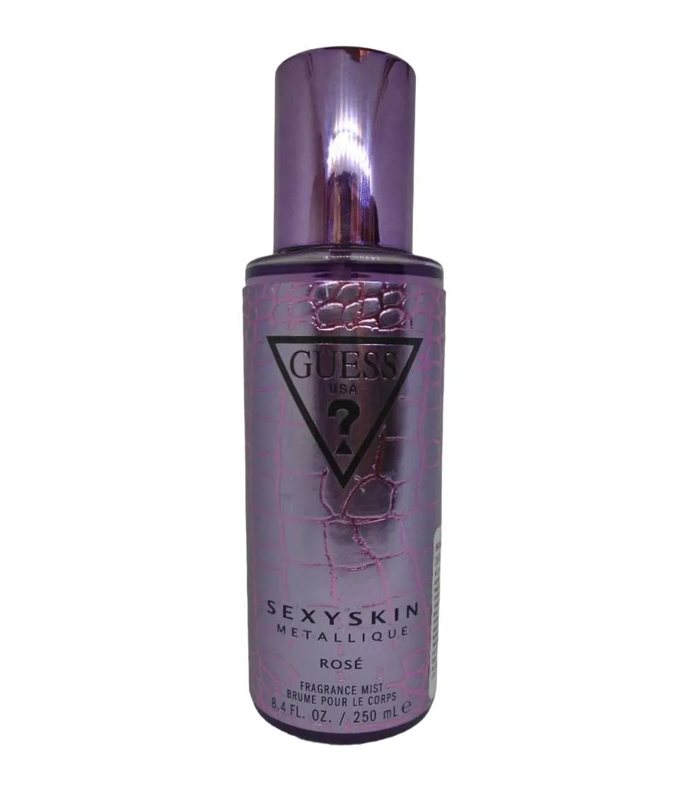 D BODY GUESS SEXY SKIN METALLIQUE ROSE 250ML.