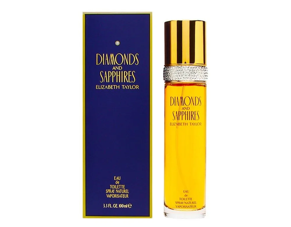 D ELIZABETH T. DIAMONDS & SAPPHIRES 100ML. EDT