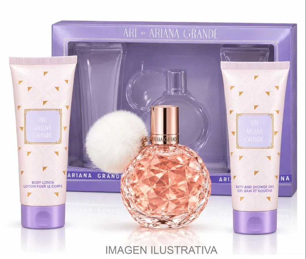 SET D ARIANA G. ARI 100ML. EDP+CREMA+ GEL