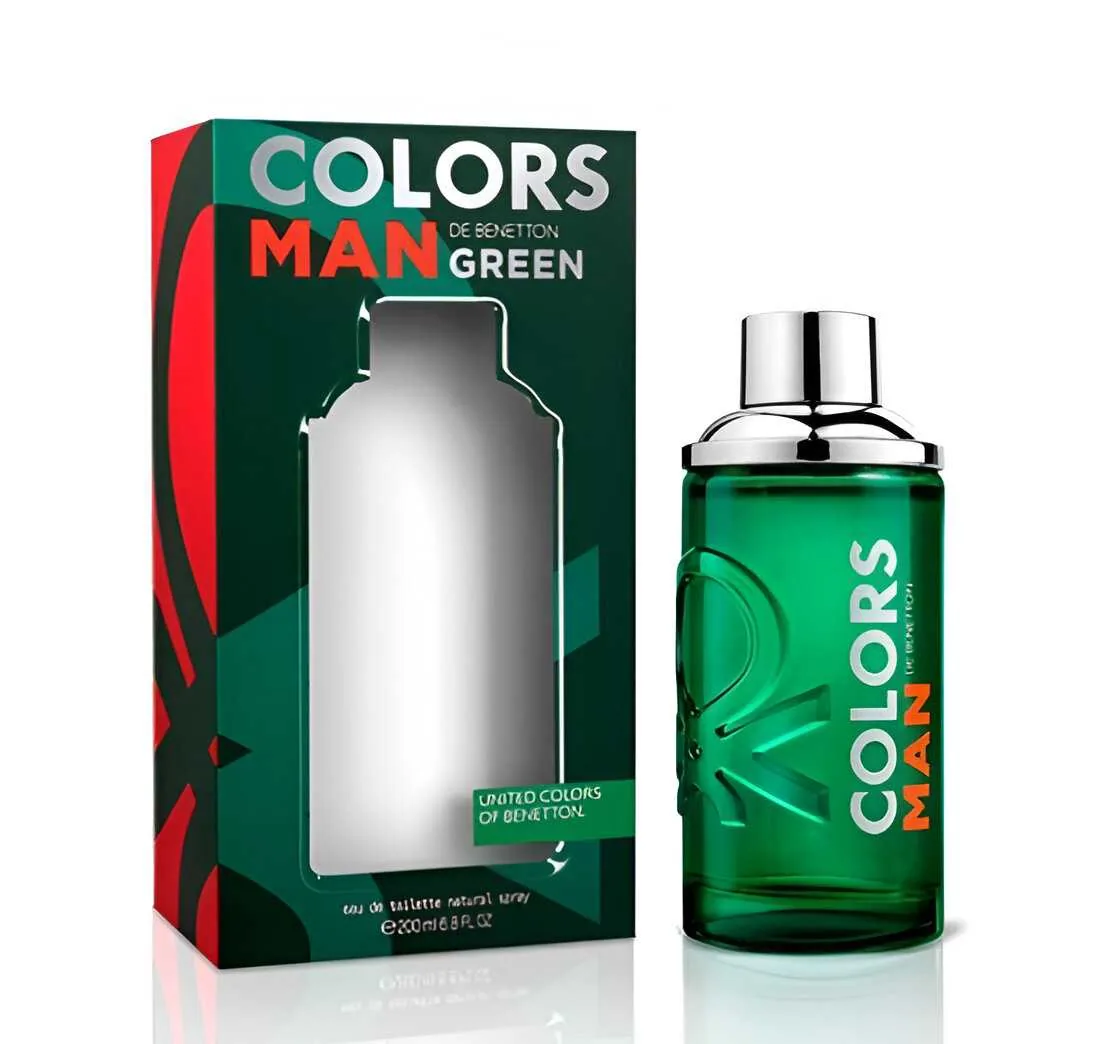 C BENETTON COLORS MAN GREEN 200ML. EDT