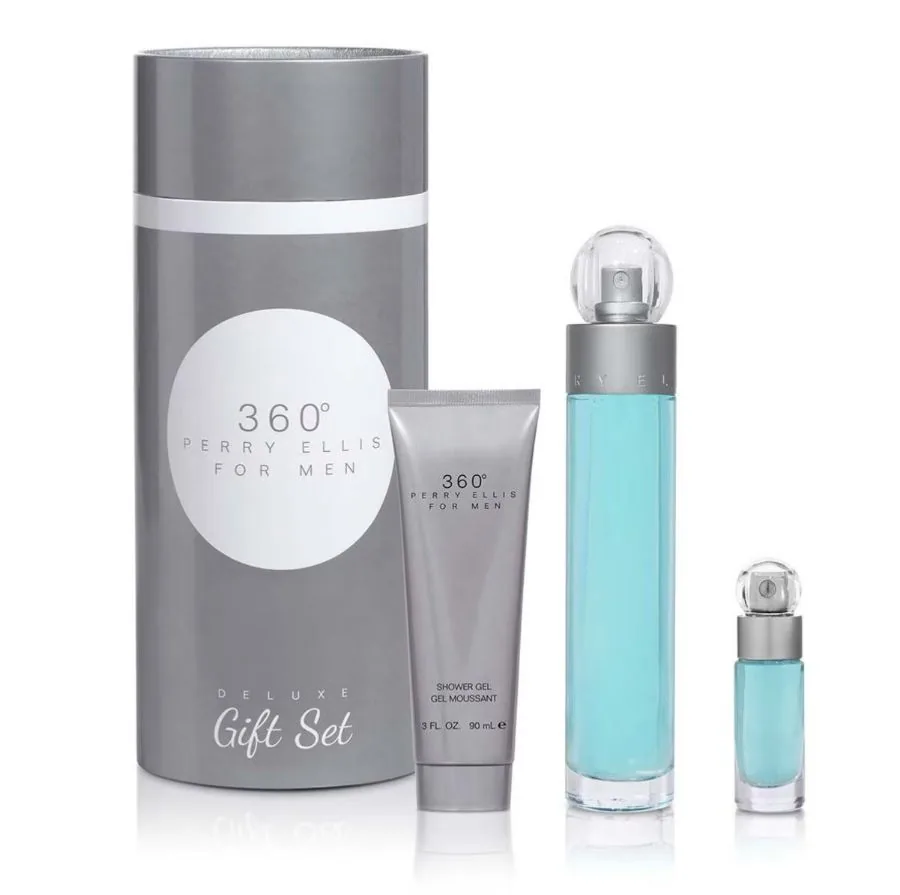 SET C PERRY E. 360° TRAD. 100ML. EDT+GEL+MINI