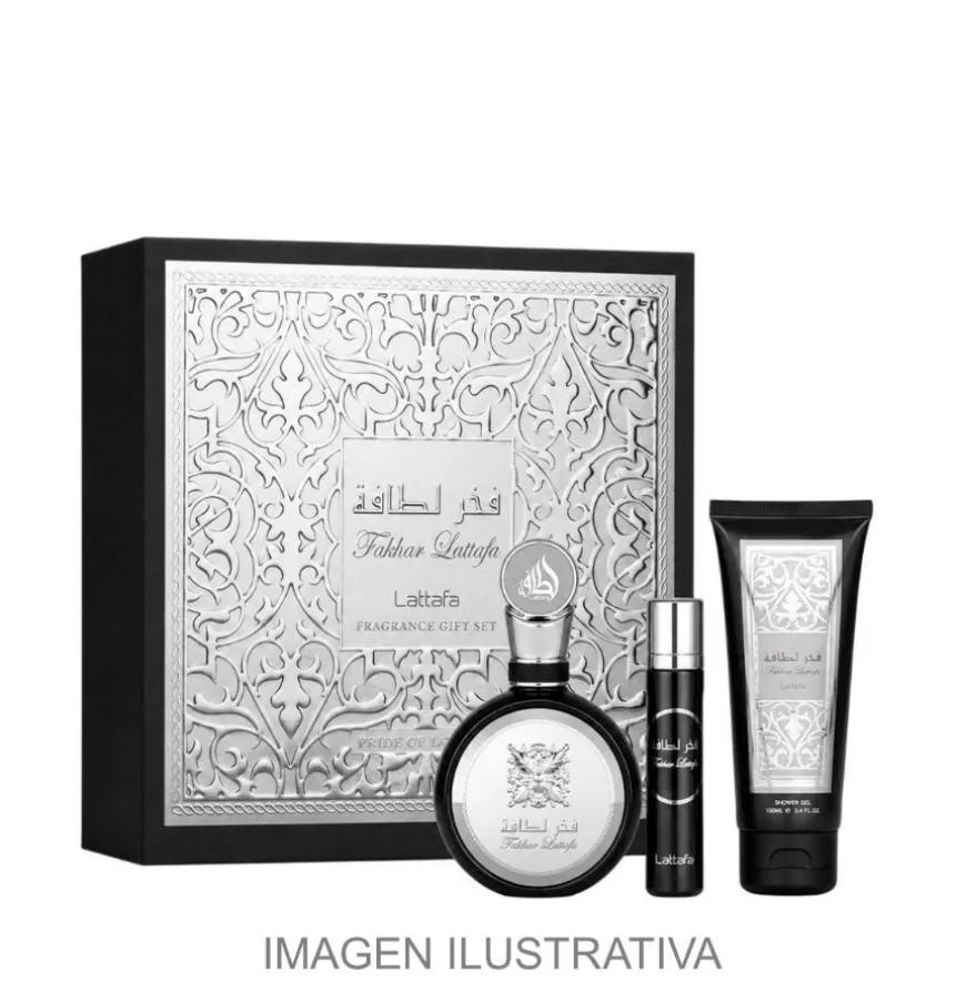 SET C LATTAFA FAKHAR LATTAFA 100ML. EDP+MINI+GEL