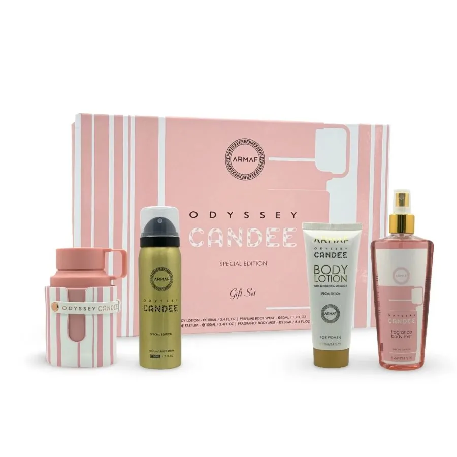 SET D ARMAF ODYSSEY CANDEE 100ML. EDP+CREMA+DESODORANTE+BODY