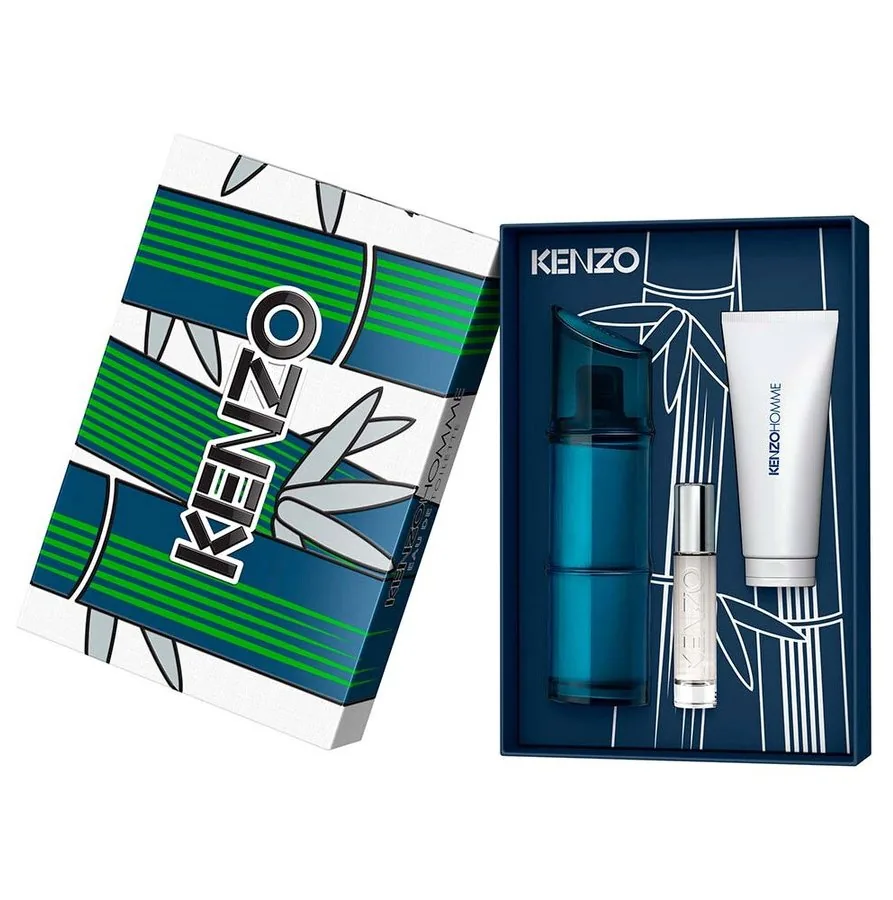 SET C KENZO HOMME 110ML. EDT+GEL+MINI