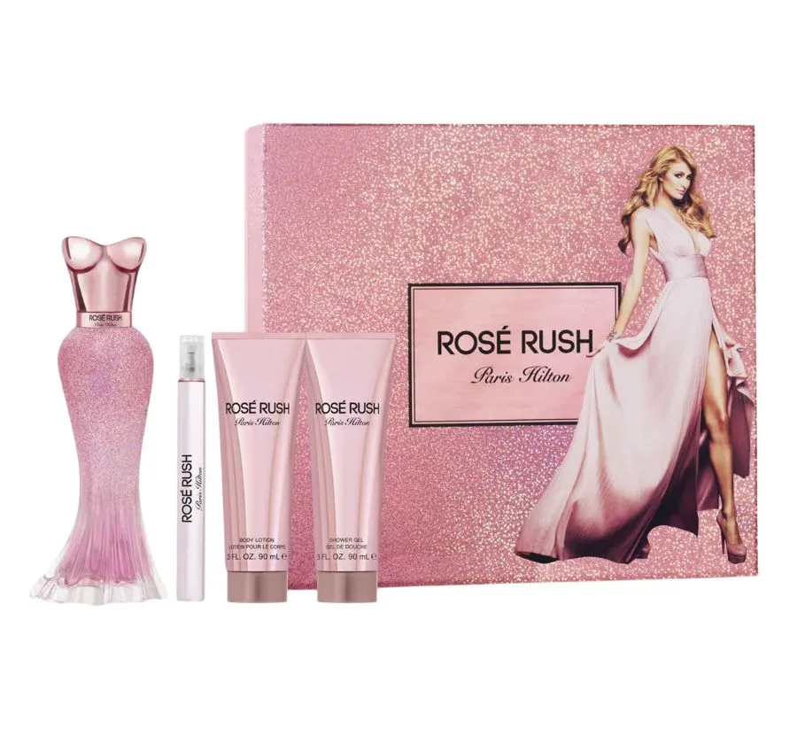 SET D PARIS H. ROSE RUSH 100ML. EDP+CREMA+GEL+MINI