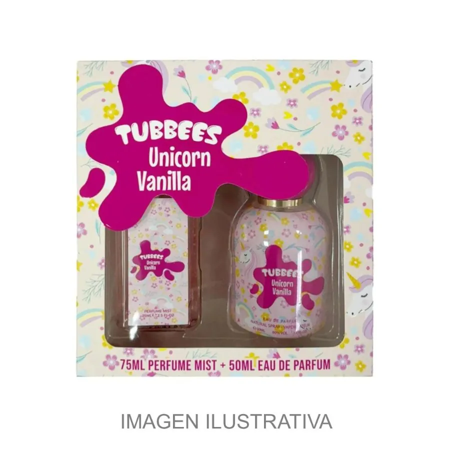 SET D GRANDEUR TUBBEES UNICORN VANILLA 50ML. EDP+BODY