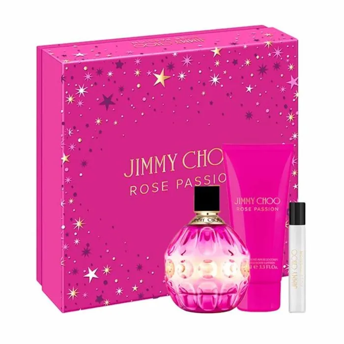 SET D JIMMY CHOO I WANT CHOO ROSE PASSION 100ML. EDP+MINI+CREMA