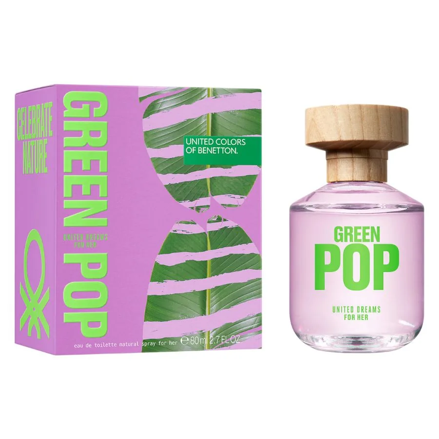 D BENETTON GREEN POP 80ML. EDT