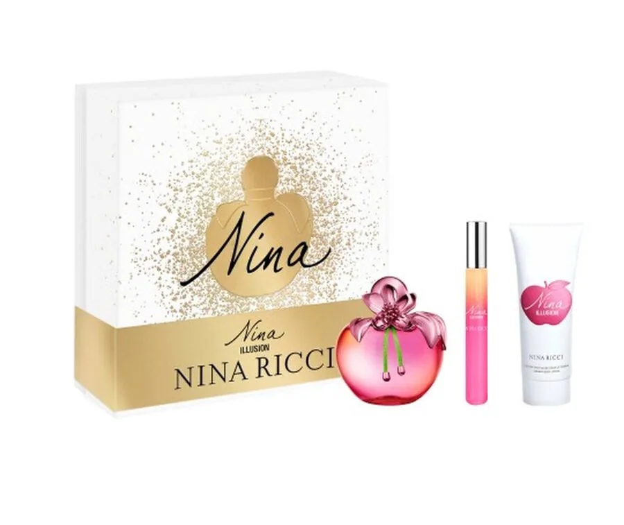 SET D NINA R. NINA ILLUSION 80ML. EDP+ CREMA+MINI