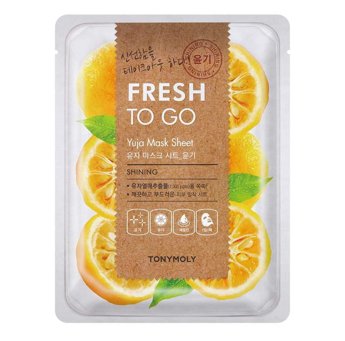 M TONYMOLY FRESH TO GO YUJA MASK SHEET