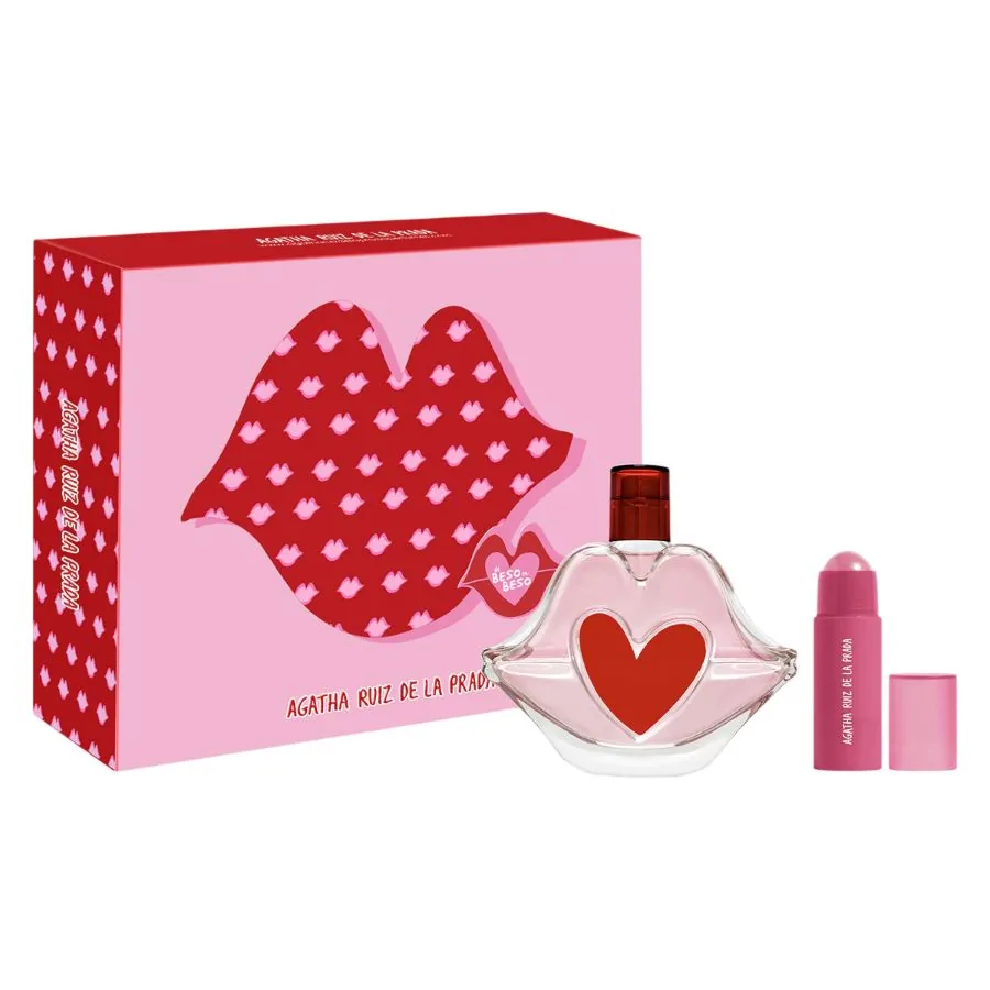 SET D AGATHA R. DE LA P. DE BESO EN BESO 100ML. EDT+LABIAL