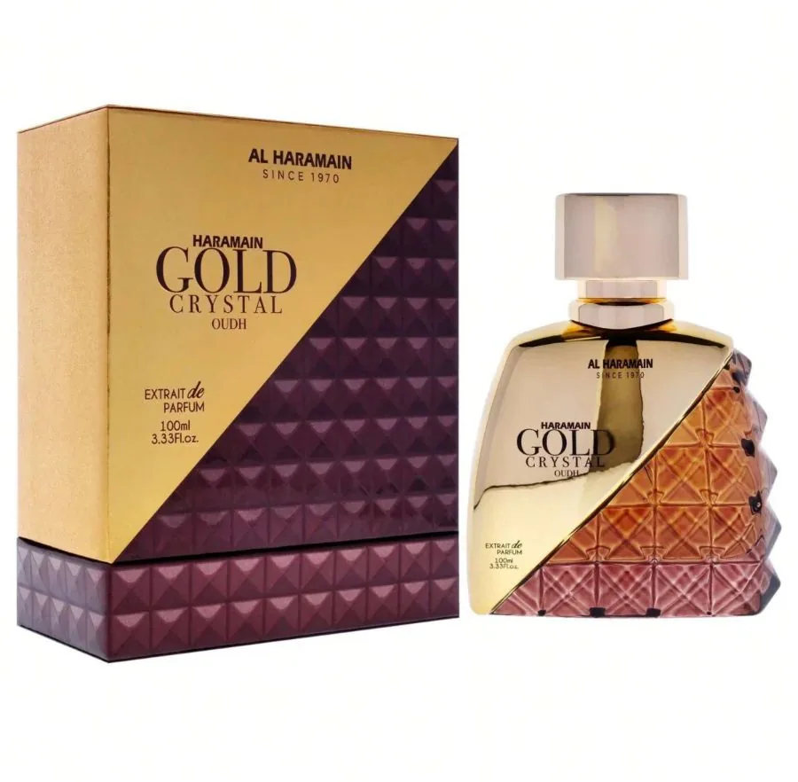 C AL HARAMAIN GOLD CRYSTAL OUDH PARFUM 100ML.