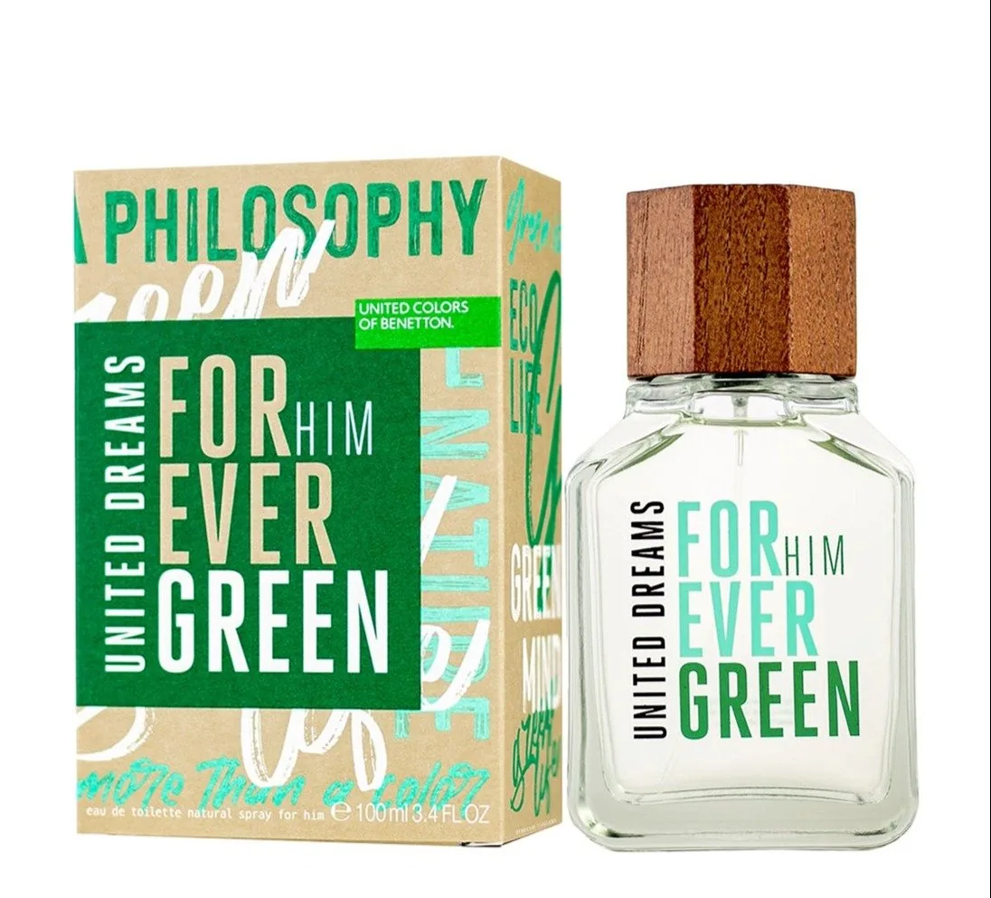 C BENETTON UNITED DREAMS FOREVER GREEN 100ML. EDT