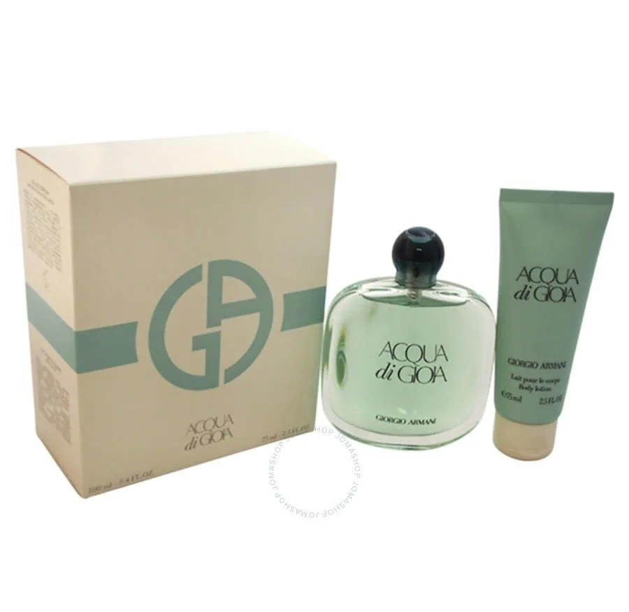 SET D GIORGIO A. ACQUA DI GIOGIA 100ML. EDP+CREMA