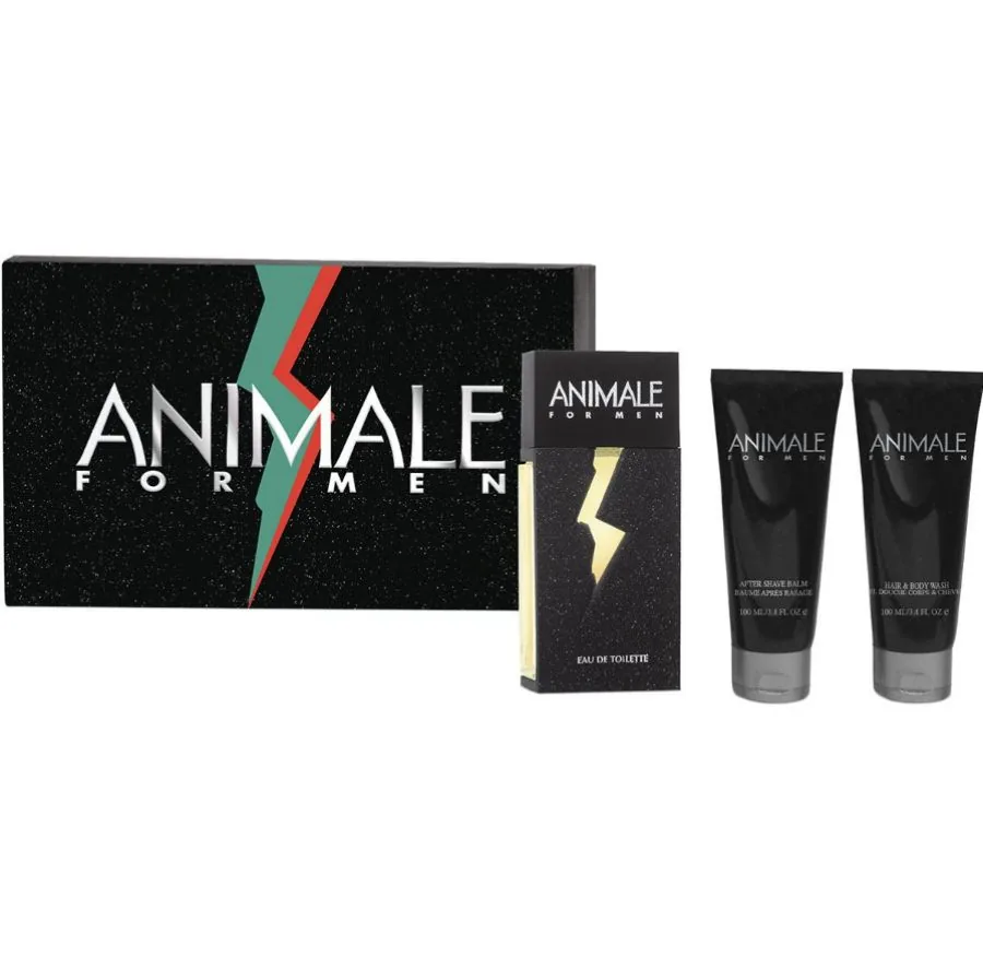 SET C ANIMALE TRAD. 100ML. EDT+GEL+AFTER