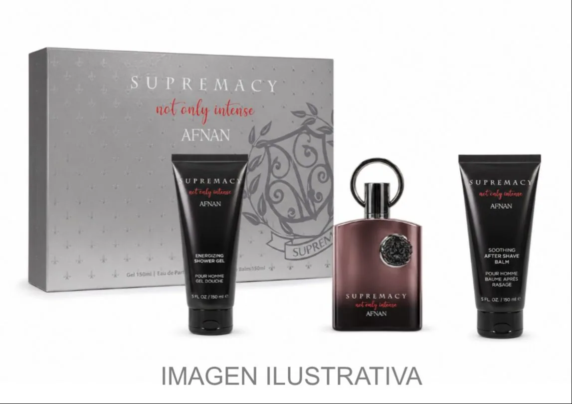 SET C AFNAN SUPREMACY NOT ONLY INTENSE EXTRAIT DE PARFUM 100ML.+GEL+AFTER