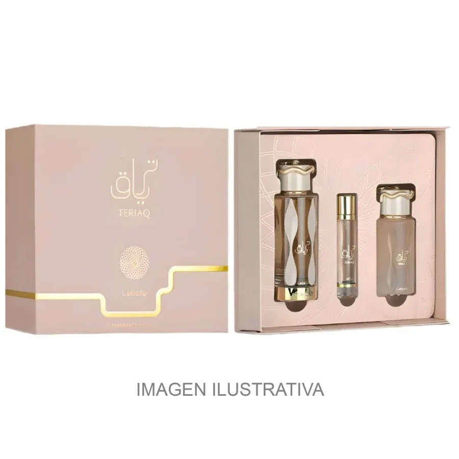 SET D LATTAFA TERIAQ 100ML. EDP+MINI+HAIR MIST