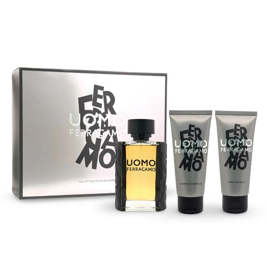 SET C FERRAGAMO UOMO 100ML. EDT+SHAMPOO+AFTER