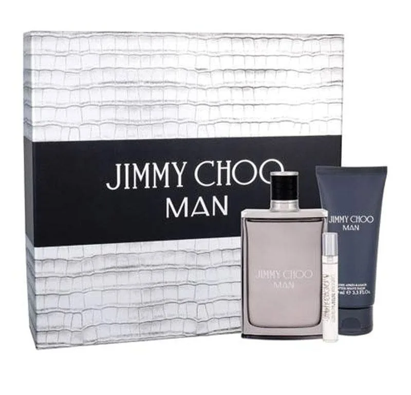 SET C JIMMY CHOO MAN 100ML. EDT+MINI+GEL