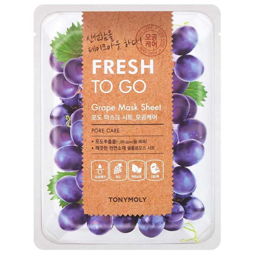 M TONYMOLY FRESH TO GO GRAPE MASK SHEET