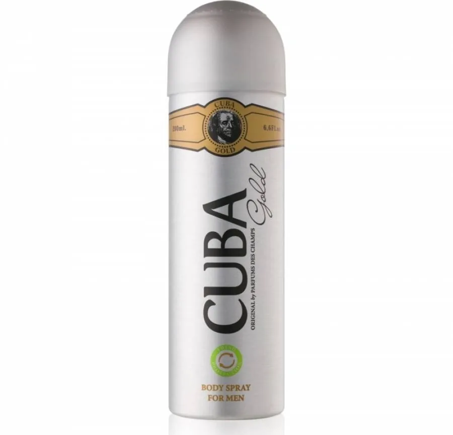 C CUBA GOLD BODY SPRAY 200ML. (JPG LE MALE)