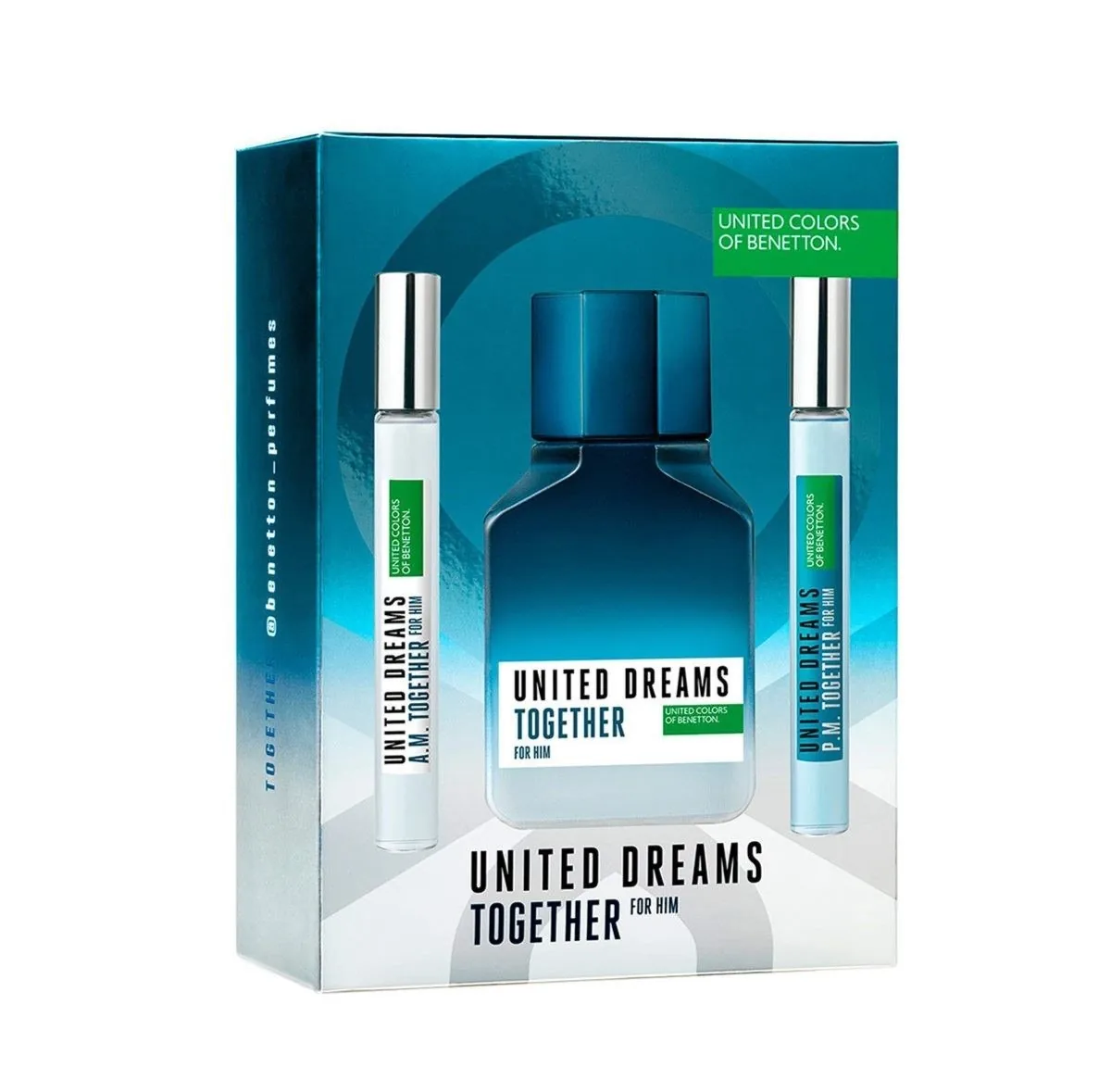 SET C BENETTON UNITED DREAMS TOGETHER 100ML. EDT+2MINIS