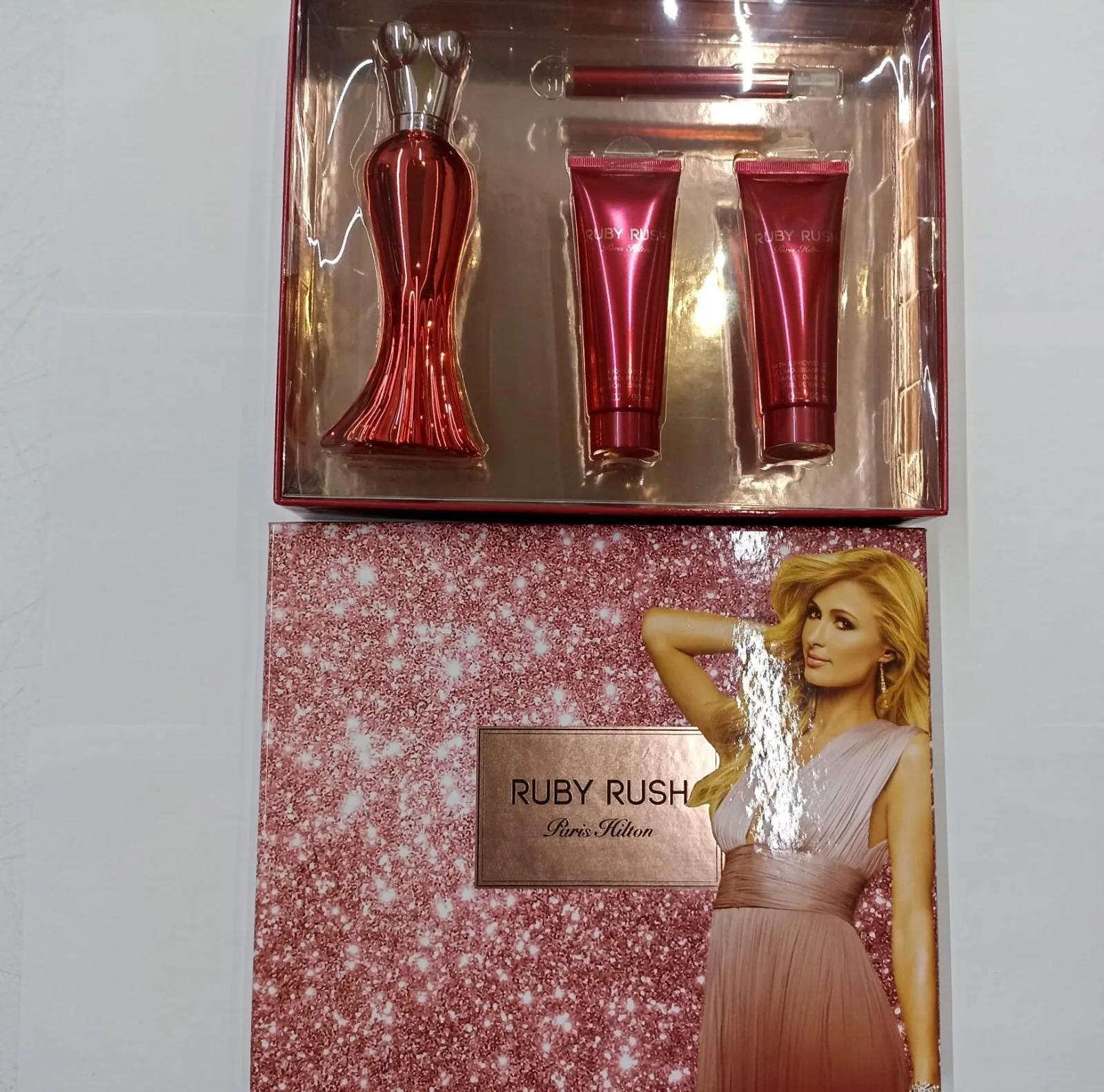 SET D PARIS H. RUBY RUSH 100ML. EDP+GEL+CREMA+MINI