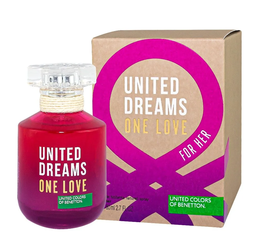 D BENETTON UNITED DREAMS ONE LOVE (CAFE) 80ML. EDT