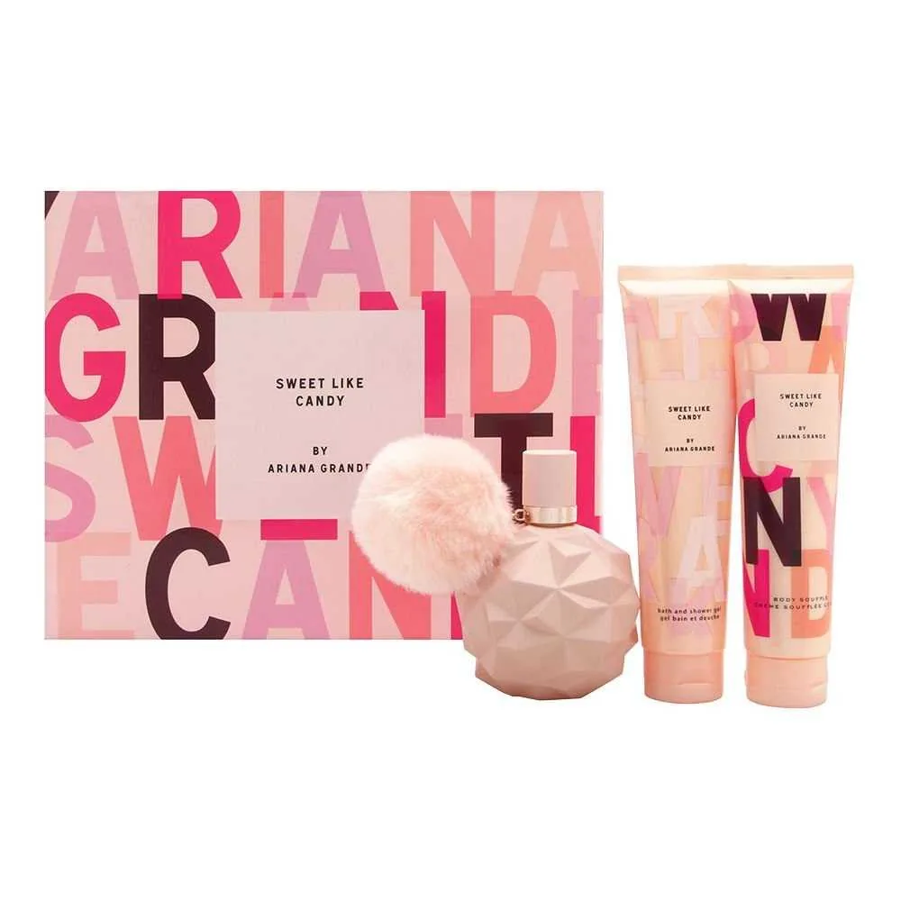 SET D ARIANA G. SWEET LIKE CANDY 100ML. EDP+CREMA+GEL