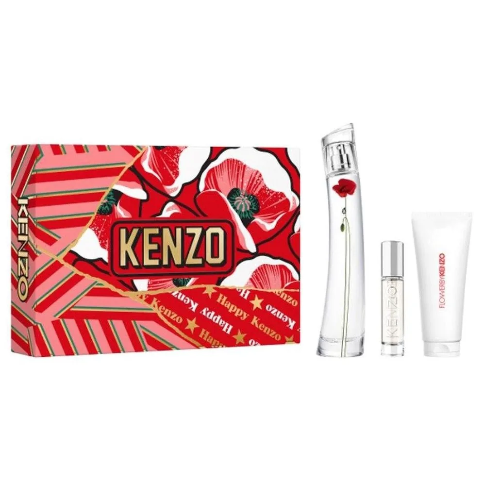 SET D KENZO FLOWER LA RECOLTE PARISIENNE 75ML. EDP+MINI+CREMA