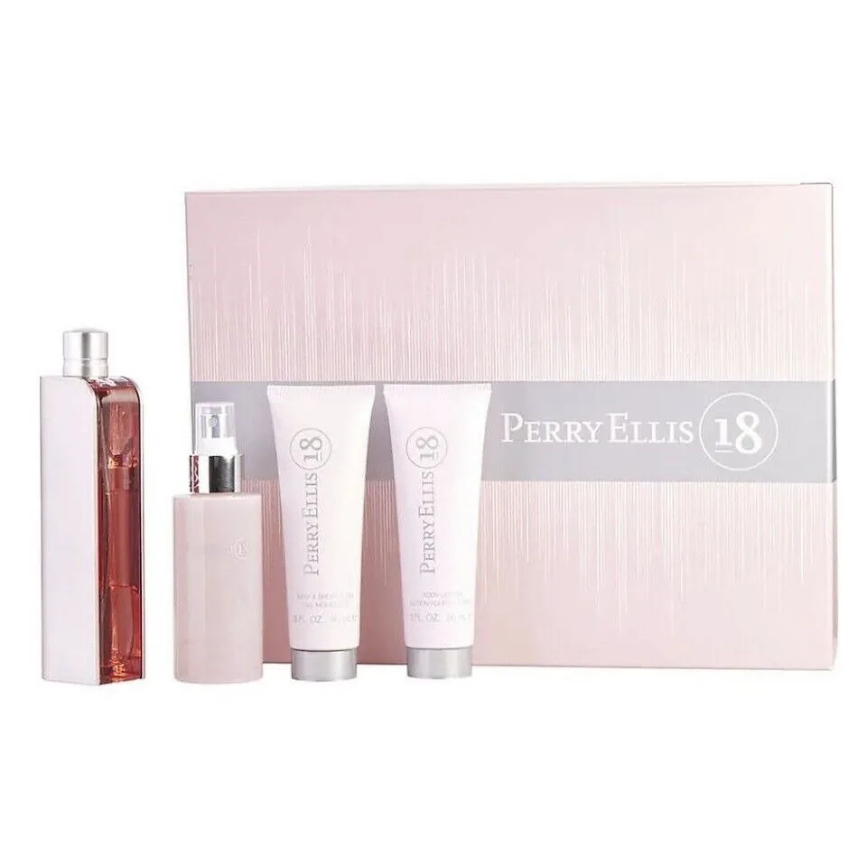 SET D PERRY E. 18 100ML. EDP+BODY+GEL+CREMA