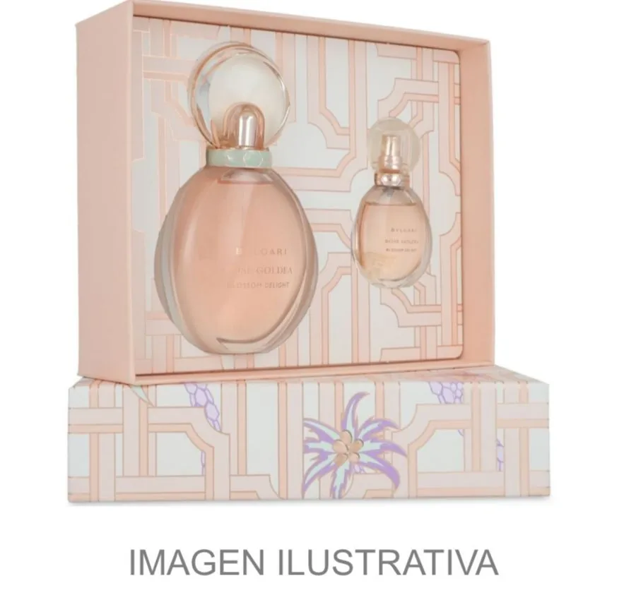 SET D BVLGARI ROSE GOLDEA BLOSSOM DELIGHT 75ML. EDP+MINI