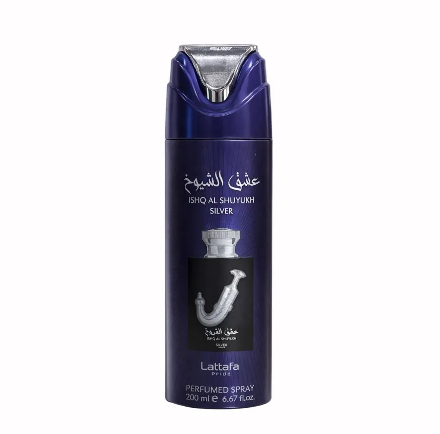 U BODY LATTAFA ISHQ AL SHUYUKH SILVER 200ML.