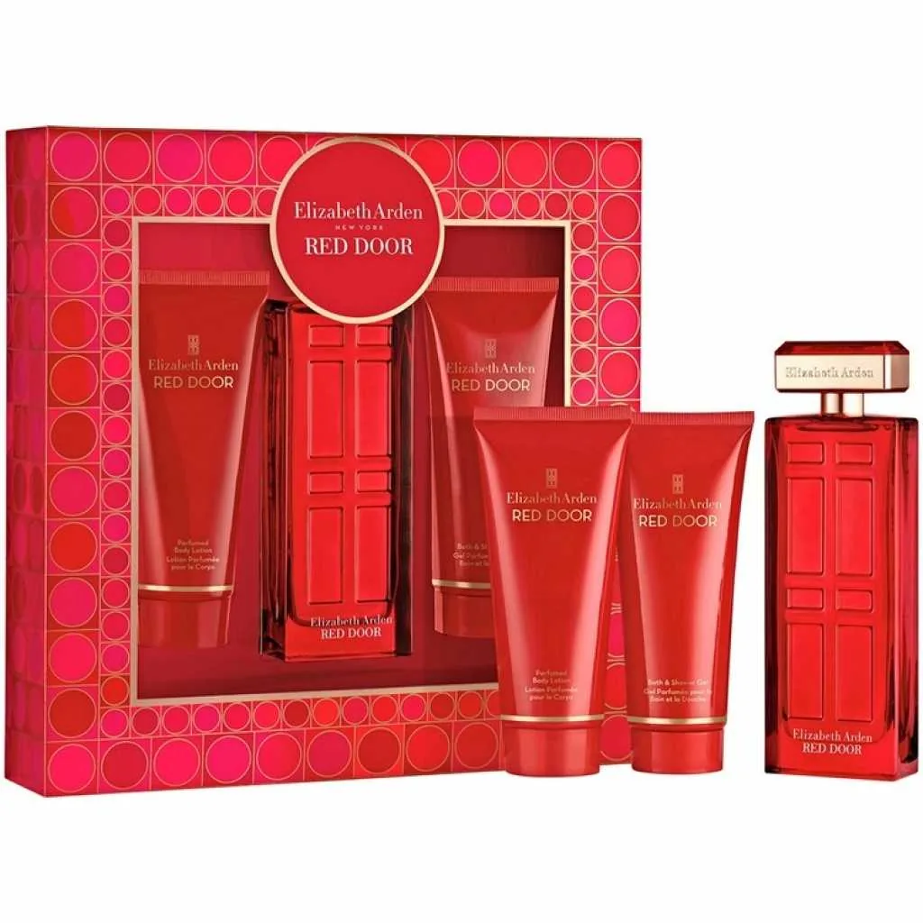 SET D ELIZABETH A. RED DOOR 100ML. EDT+CREMA+GEL
