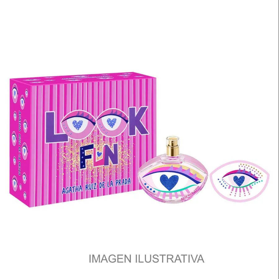 SET D AGATHA R. DE LA P. LOOK FUN 80ML. EDT+STICKERS
