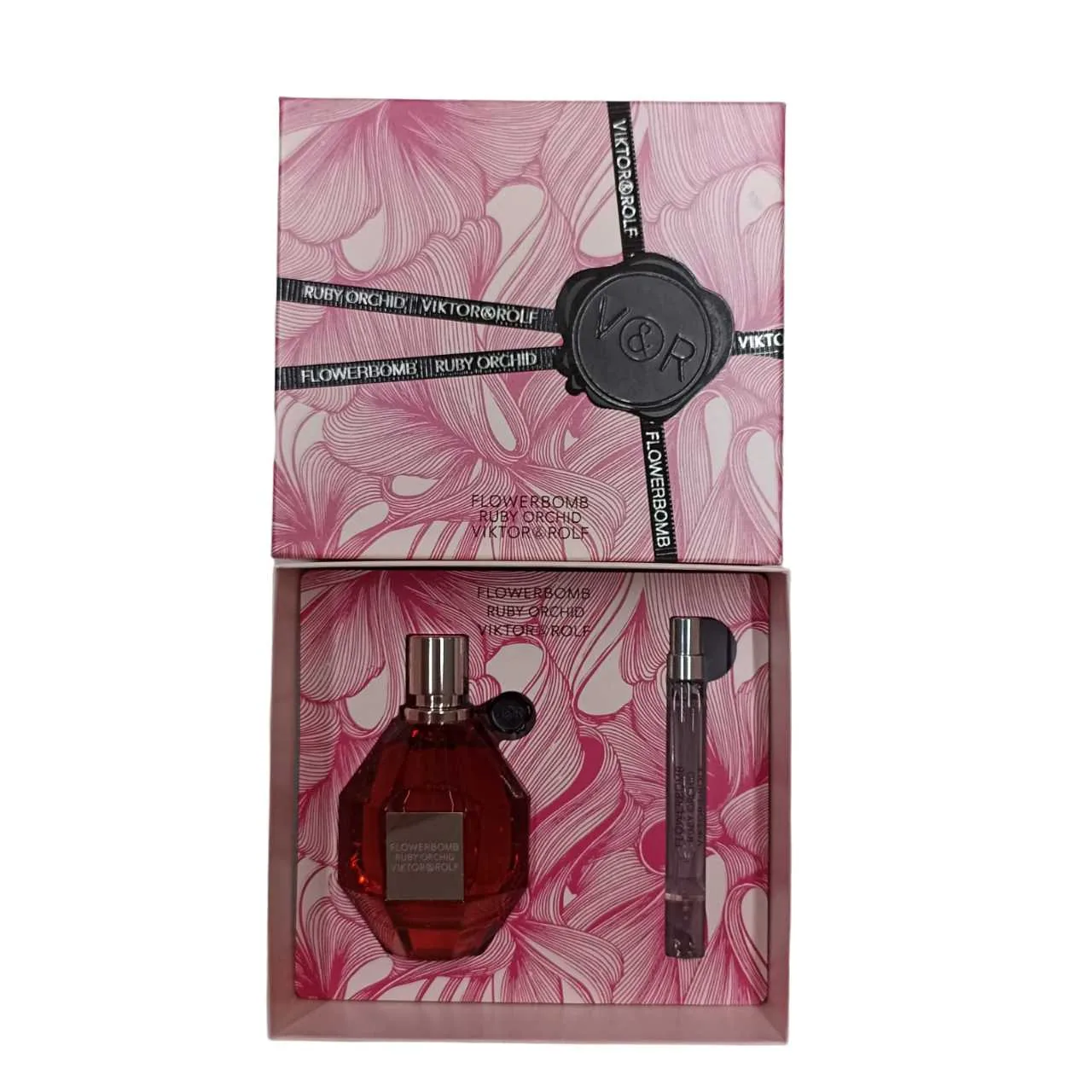 SET D VIKTOR & R. FLOWERBOMB RUBY ORCHID 100ML. EDP+MINI