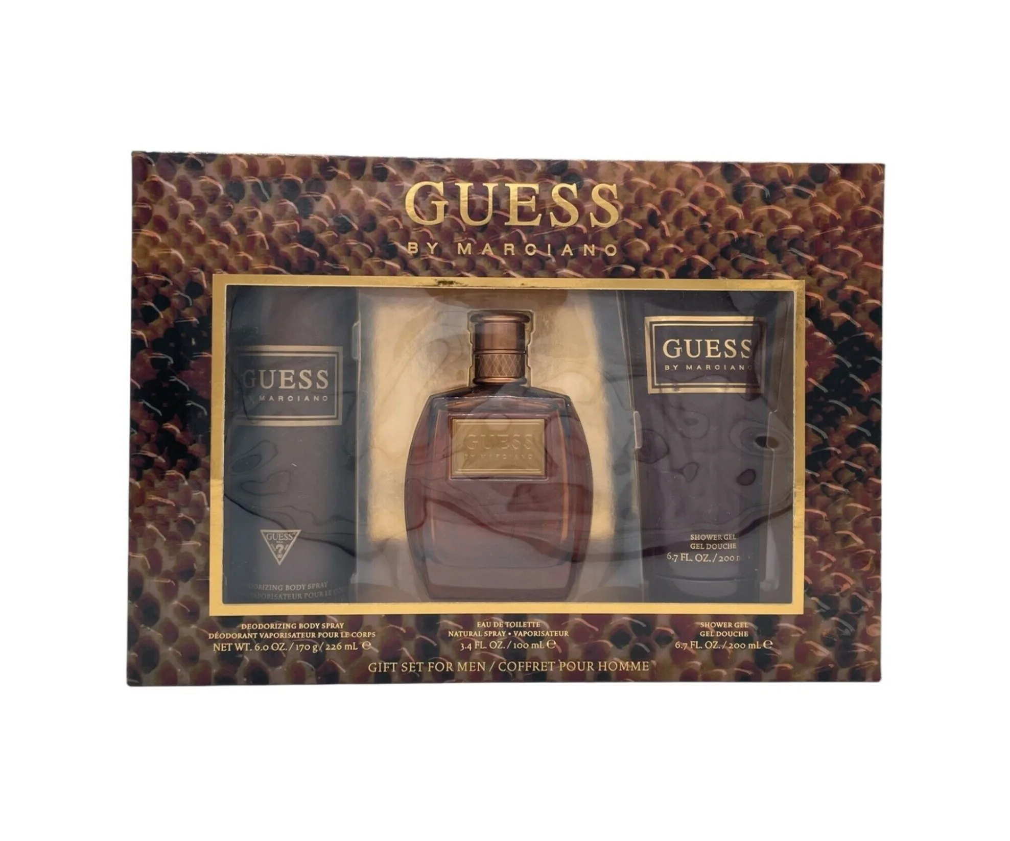 SET C GUESS BY MARCIANO 100ML. EDT+GEL+DESODORANTE