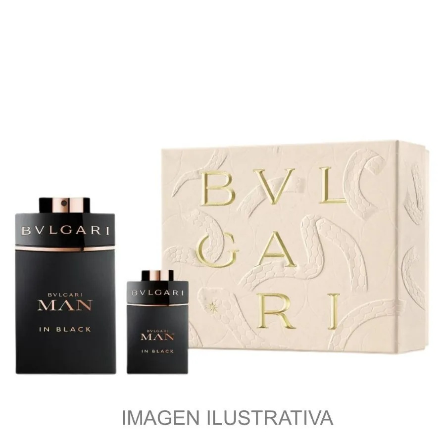 SET C BVLGARI MAN IN BLACK 100ML. EDP+MINI