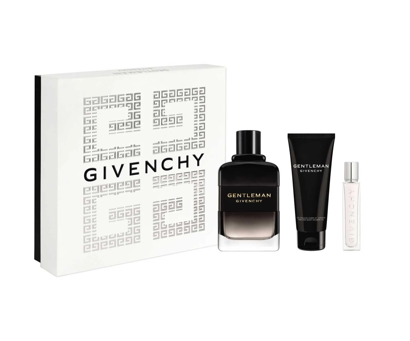 SET C GIVENCHY GENTLEMAN BOISEE 100ML. EDP+GEL+MINI