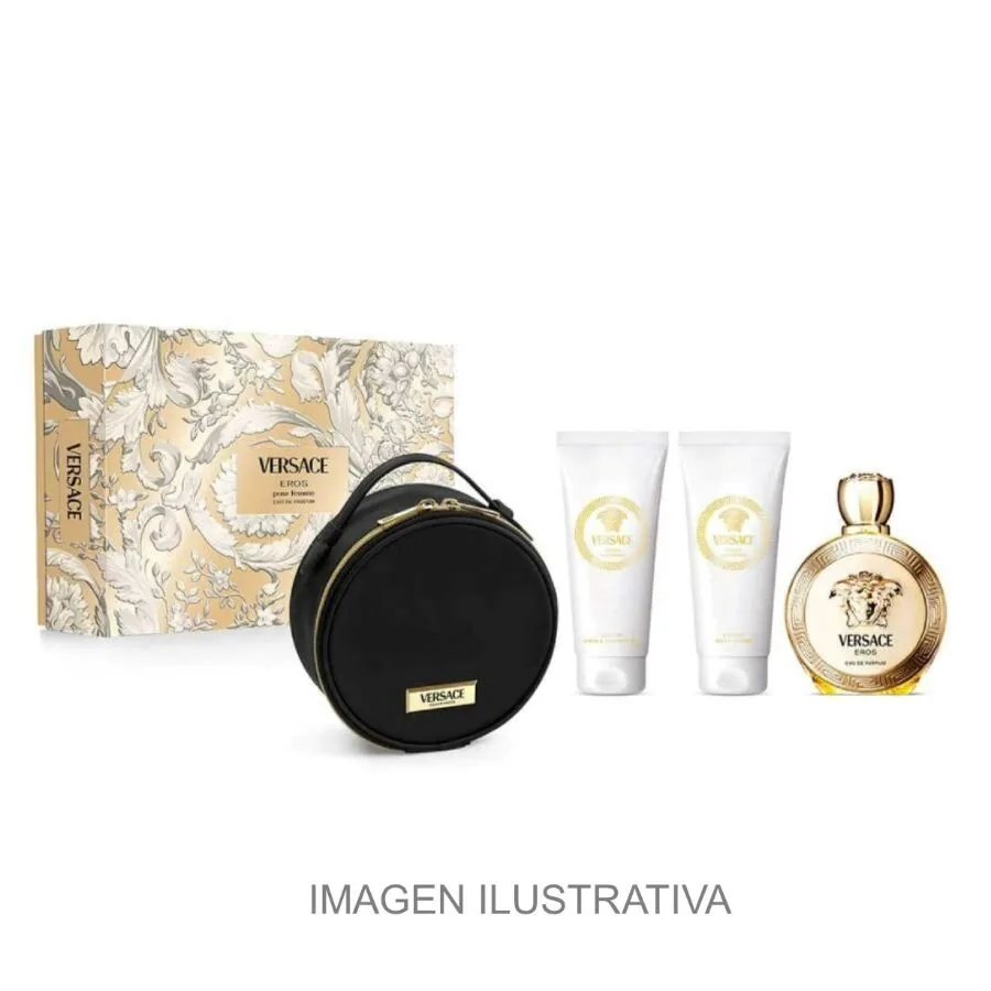 SET D VERSACE EROS 100ML. EDP+GEL+CREMA+COSMETIQUERA