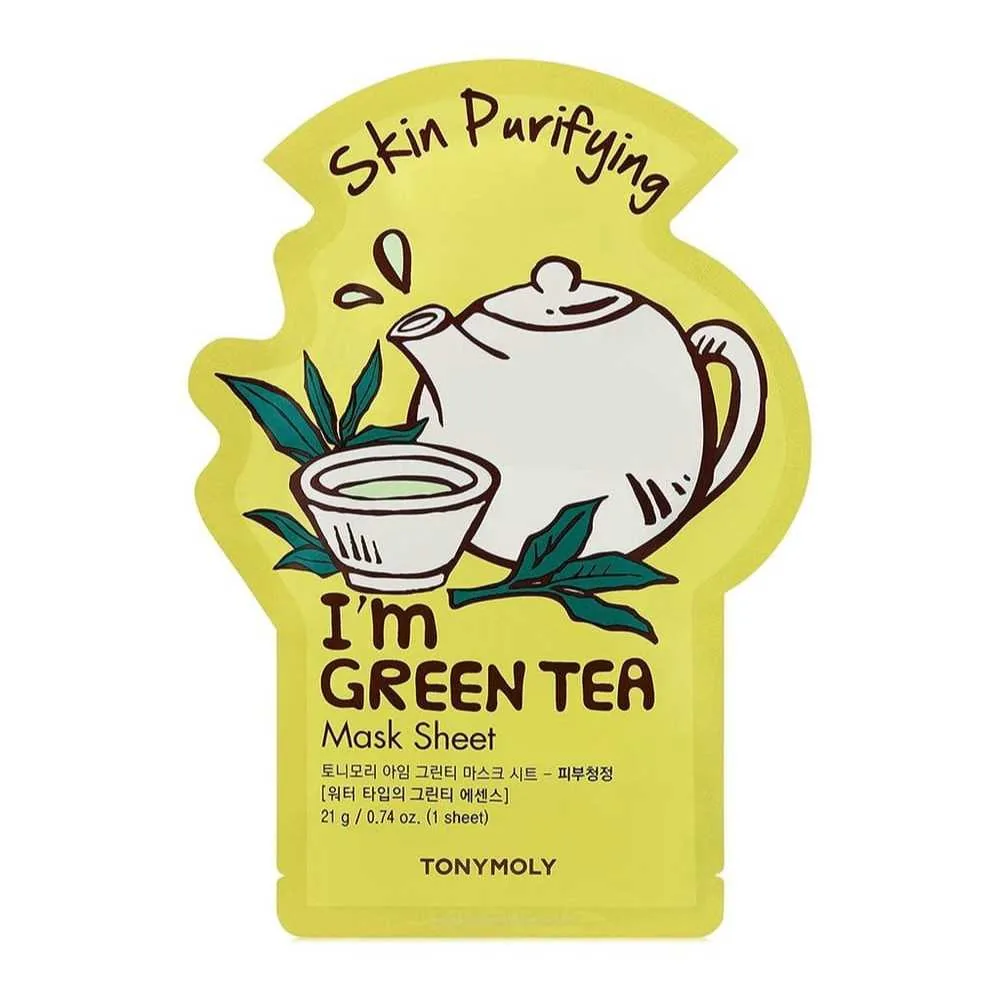 M TONYMOLY I'M GREEN TEA MASK SHEET SKIN PURIFYING