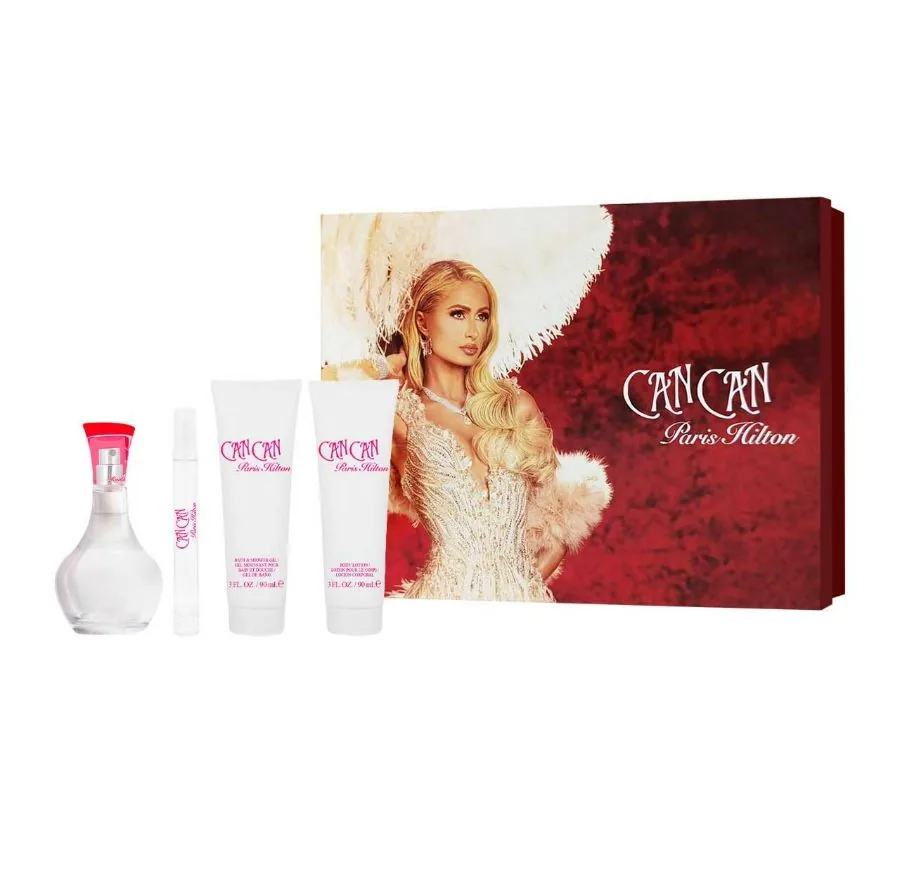 SET D PARIS H. CAN CAN 100ML. EDP+CREMA+GEL+MINI