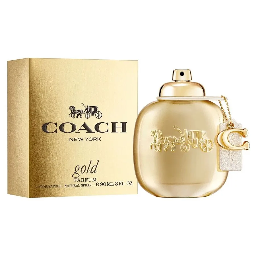 D COACH NEW YORK GOLD PARFUM 90ML.