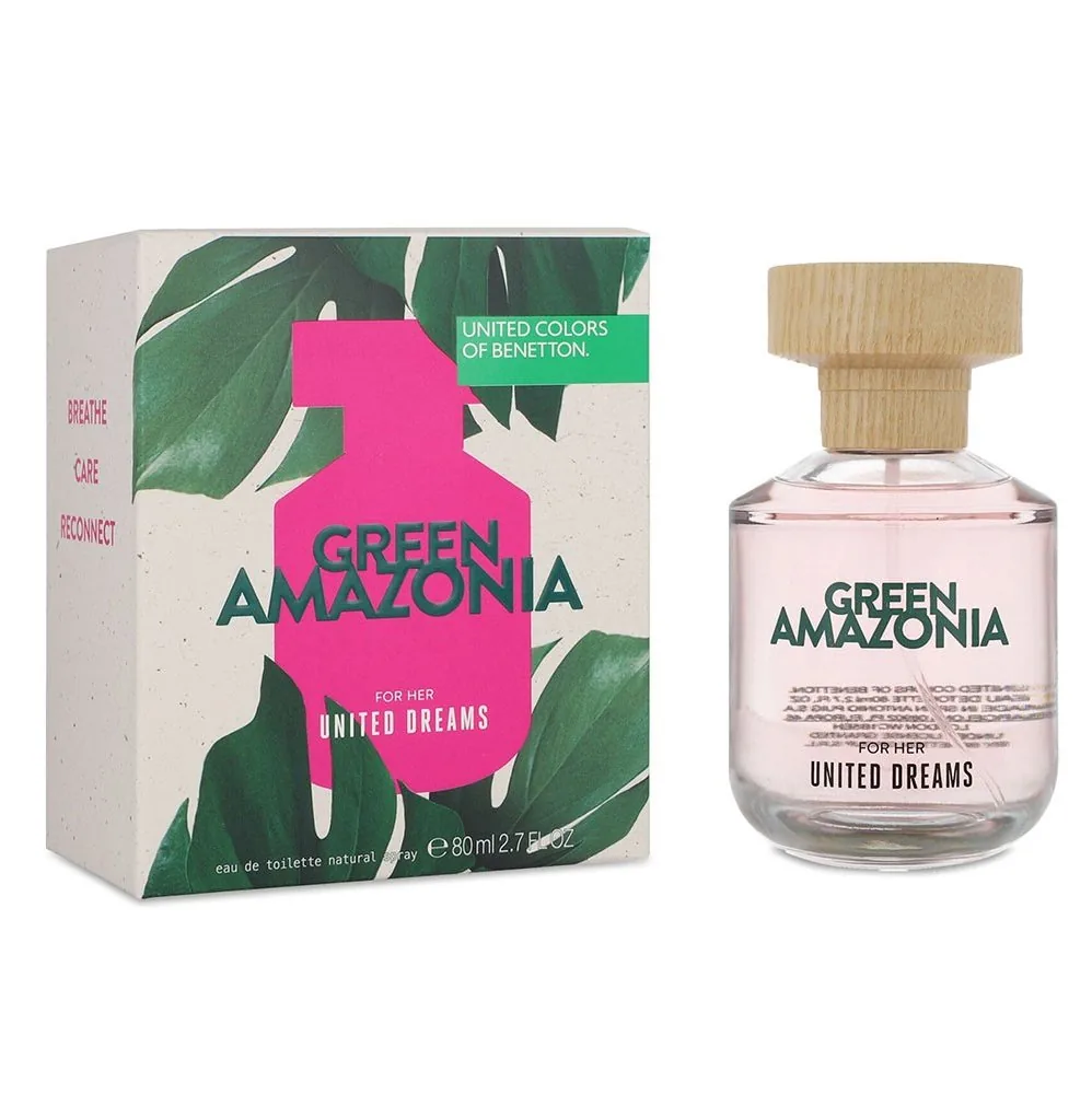 D BENETTON UNITED DREAMS GREEN AMAZONIA 80ML. EDT