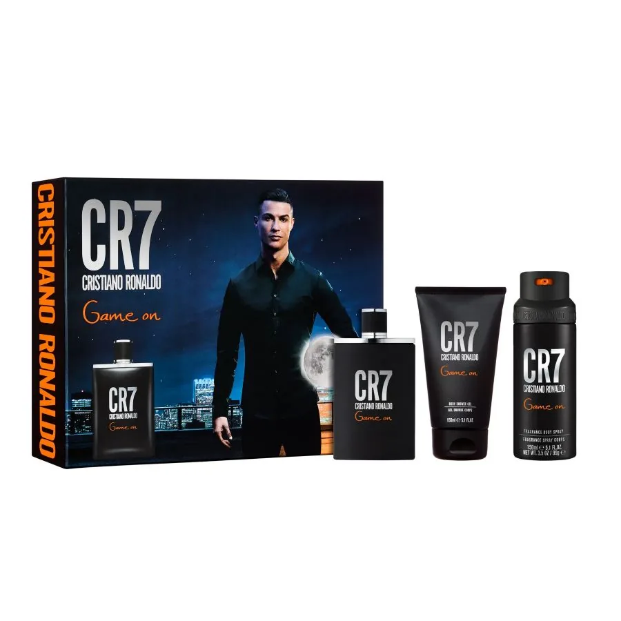 SET C CRISTIANO R. CR7 GAME ON 100ML. EDT+DESODORANTE+GEL