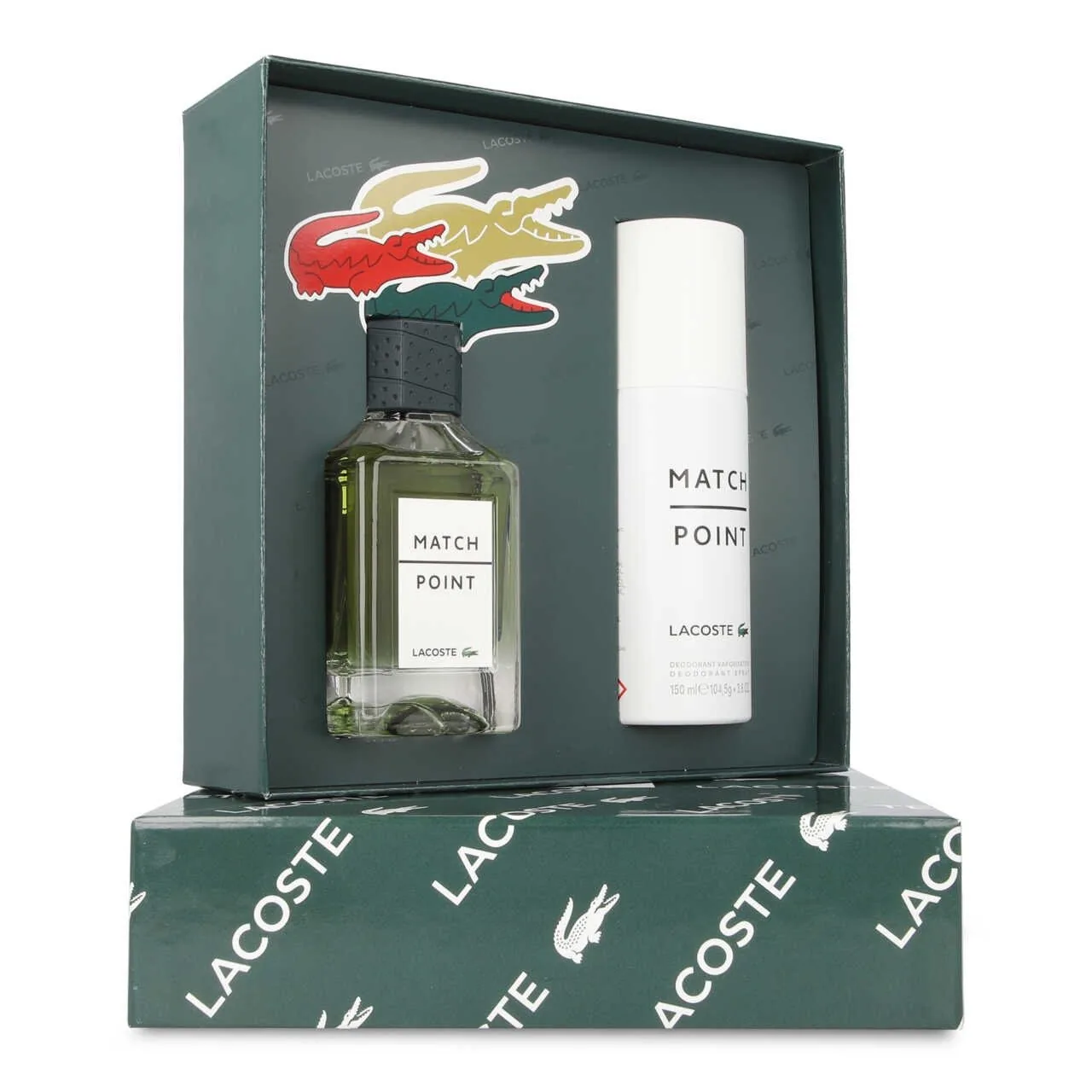 SET C LACOSTE MATCH POINT 100ML. EDT+DESODORANTE