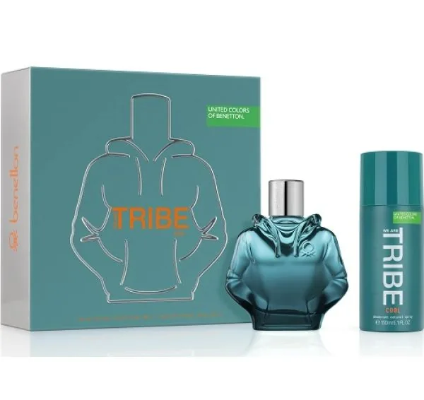 SET C BENETTON WE ARE TRIBE COOL 90ML. EDT+DESODORANTE